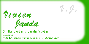 vivien janda business card